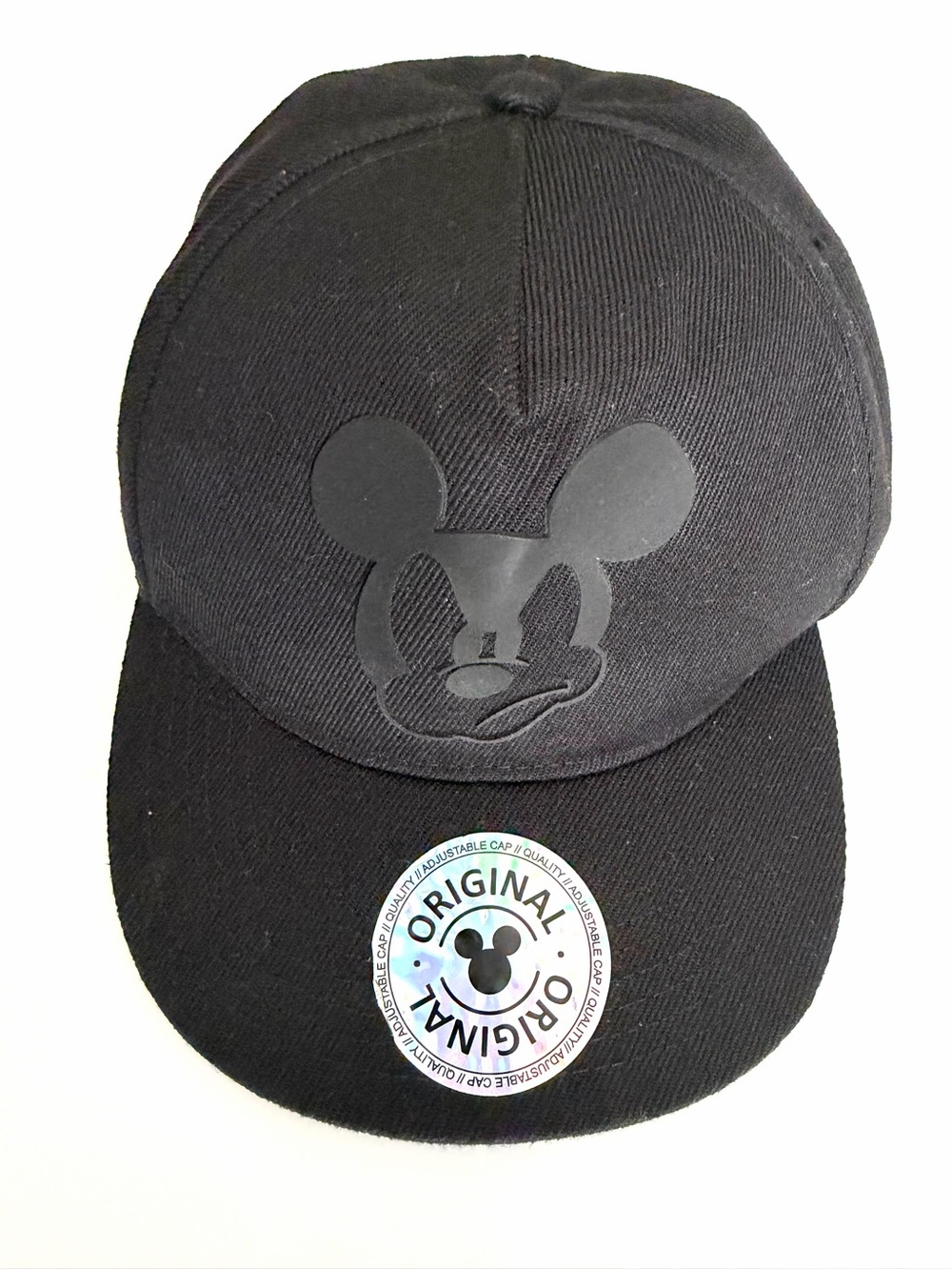 NWT Kids Black Mickey Mouse Baseball Cap